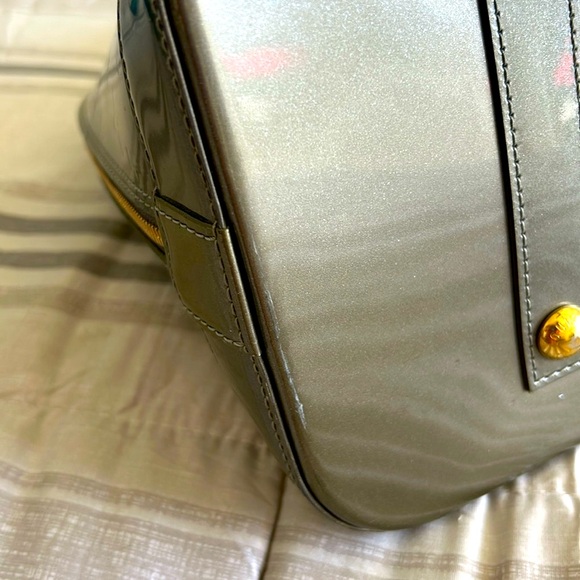 LOUIS VUITTON Silver ALMA BAG AUTHENTIC - Picture 6 of 16